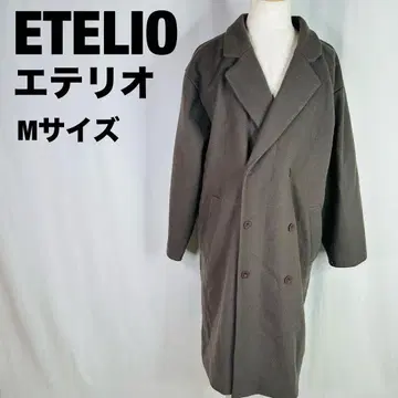 ETELIO 그레이 더블 브레스트 트렌치코트 M 사이즈 a171