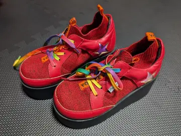 yosuke 통굽 스니커즈 레드 23.0