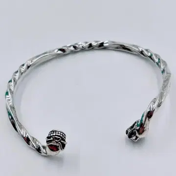 레어 스타린기어 트위스티드 뱅글 실버925