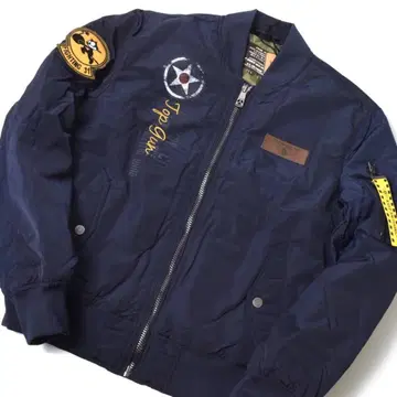 미사용 TOP GUN 탑건 플라이트 자켓 L 충전솜 MA-1