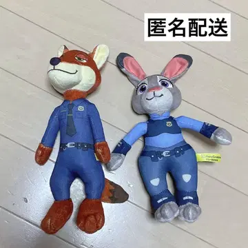 주토피아 닉 주디 봉제 인형