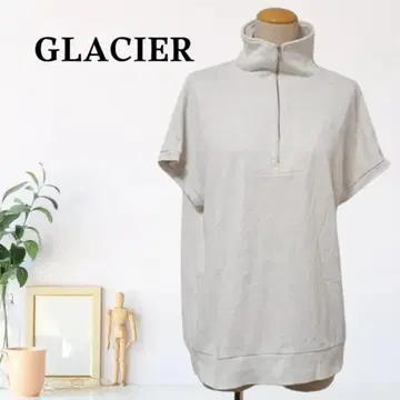 zB420 [ L ] GLACIER 하프 지퍼 오버 사이즈 돌먼 슬리브