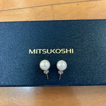 MITSUKOSHI 펄 스터드 귀걸이