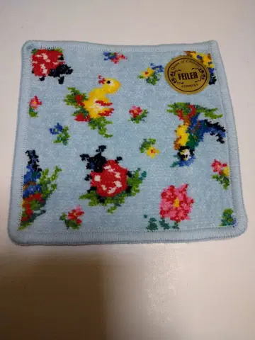 [ FEILER ] 페일러 하이디 쁘띠 페일 블루 손수건