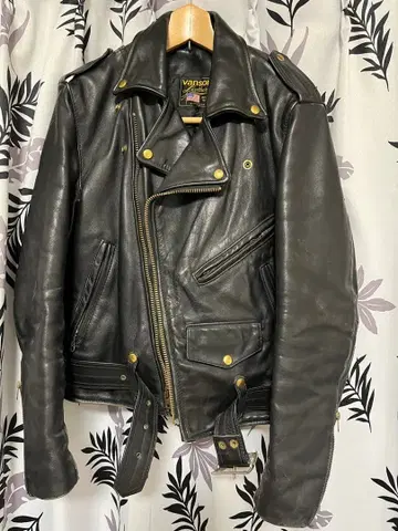 Vanson 블랙 라이더 자켓