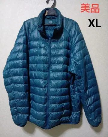 새상품급 UNIQLO 울트라 라이트 다운 자켓 블루 XL 다운 자켓