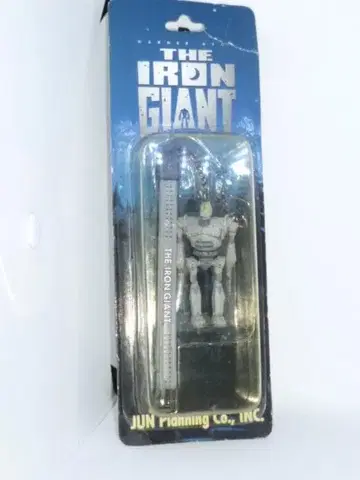 b레어품 미사용품 2000년 THE IRON GIANT 피규어 랩