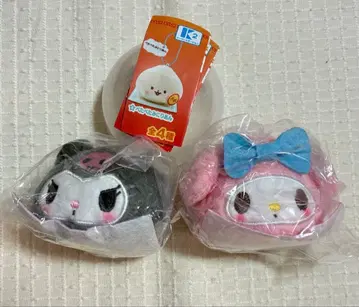 산리오 울려라! 피피! 마스코트 봉제 인형 찐빵 디자인 마이멜로디 쿠로미