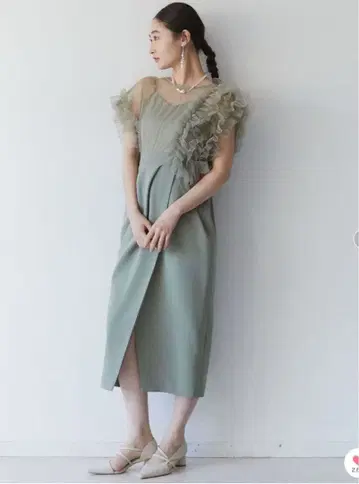 LAGUNAMOON LADY 튤 도킹 코쿤 원피스