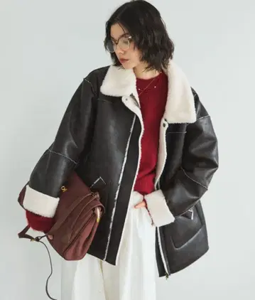 Mirror Stoke 무스탕 자켓