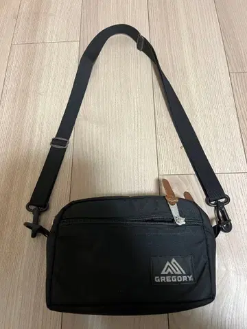 GREGORY 블랙 숄더백 바디백