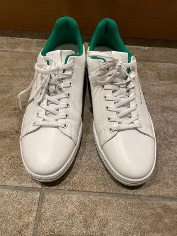 stefanorossi 나이트 화이트/그린 스니커즈 거의 새상품