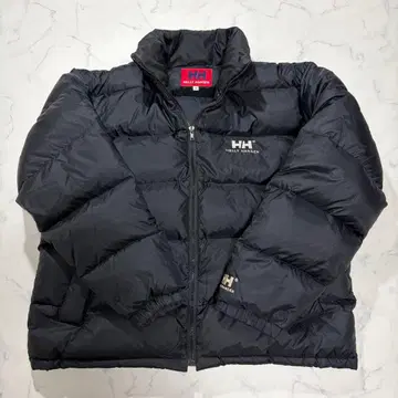 헬리한센 두꺼운 다운 자켓 짧은 기장 눕시 블랙 M 사이즈