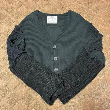 RNA 니트&코튼 가디건 M 블랙