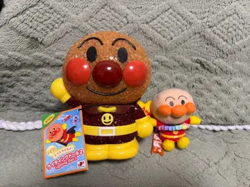 호빵맨 LED 라이트와 키링 세트