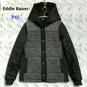 에디 바우어 니트 절개 패딩 자켓 후드 부착 (PXS) 그레이 x 블랙