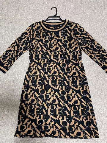 LEONARD 로고 프린트 니트 원피스 새상품급