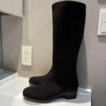 리버티 하우스 롱 부츠 고어텍스 스웨이드 23.5cm 블랙