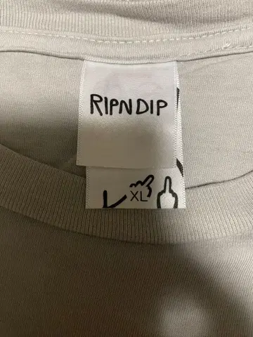 RIPNDIP 스시 넴 티셔츠 XL 그레이