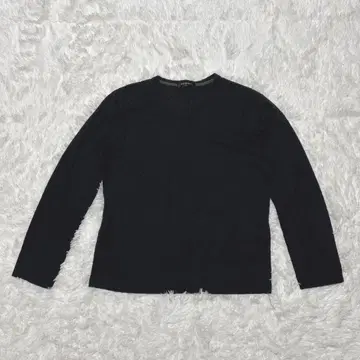 BOYCOTT 다크 블루 V넥 니트 일본제 4