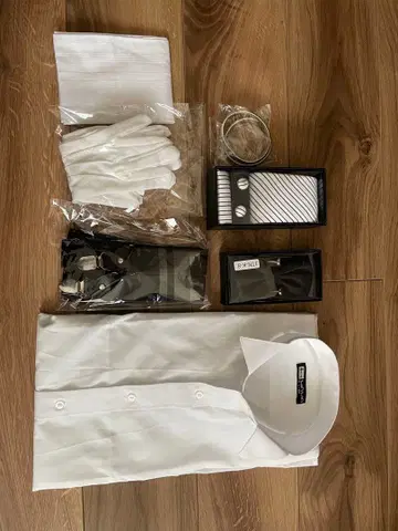 화이트 포멀 셔츠 M 사이즈