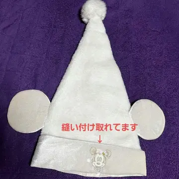 디즈니 리조트 산타 모자 미키 화이트