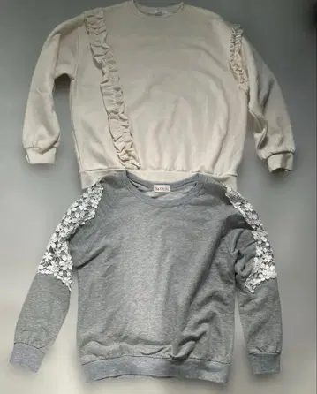 프릴 레이스 트레이닝복 2장 세트 프리 사이즈