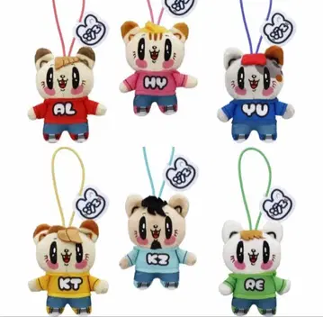 제 고양이 마스코트 전 6종 봉제 인형