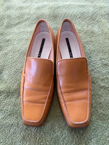 Fratelli Rosetti 브라운 가죽 로퍼 23.5cm