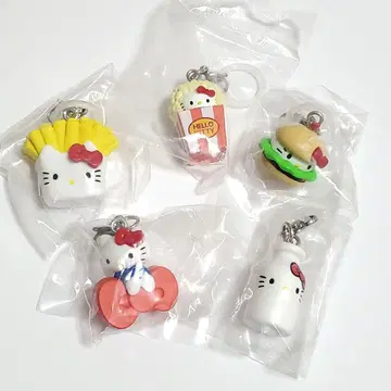 헬로키티 아메리칸 디자인 메지루시 액세서리 풀 컴프 세트 5
