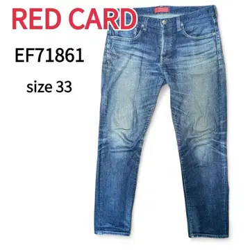 RED CARD EF71861 사이즈 33 데님 테이퍼드 청바지