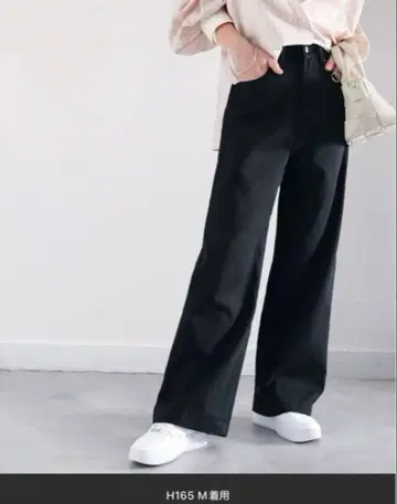 classicalelf 하이웨스트 루즈 데님 팬츠 L