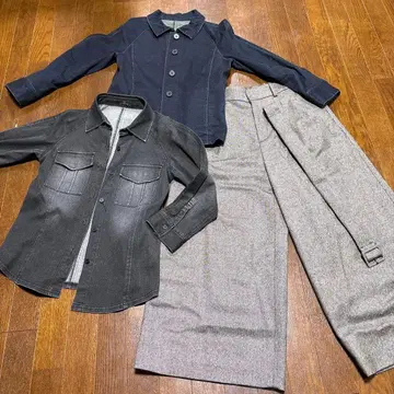 데님 자켓 2개, 하의 셋업