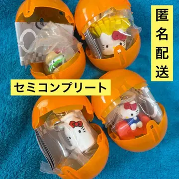 헬로키티 아메리칸 디자인 메지루시 액세서리 세미 컴플리트 4종