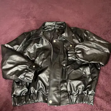 AEEWINNER 블랙 가죽 자켓