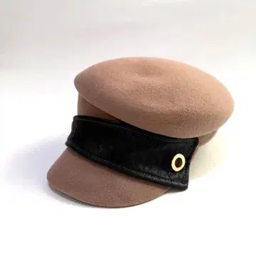 [ 새상품급 ] CA4LA 베이지 울 펠트 헌팅 캡