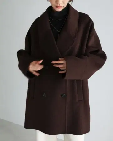 울 리버 P 코트 (브라운)