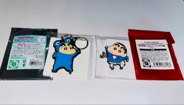 새상품 짱구는 못말려(크레용 신짱) 원작 앞머리 클립 러버 스트랩 한정판