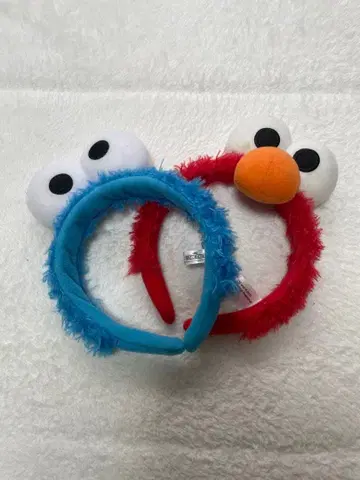 엘모 쿠키 몬스터 머리띠 2개 세트