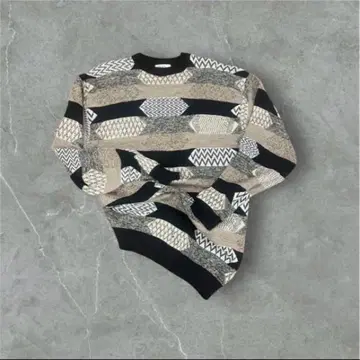 INXS 기하학 패턴 니트 캐나다제 90년대