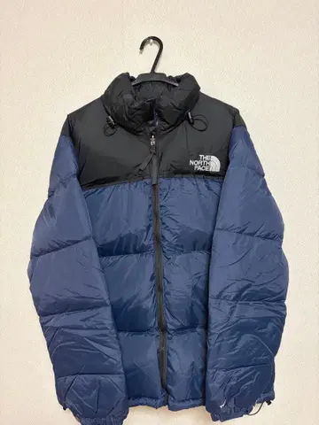 THE NORTH FACE 다운 자켓 네이비/블랙 US L