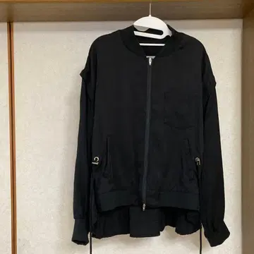 femicite 블랙 지퍼 자켓 아우터 38