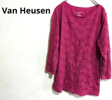 반 휴센 마젠타 긴팔 티셔츠 XS/TP