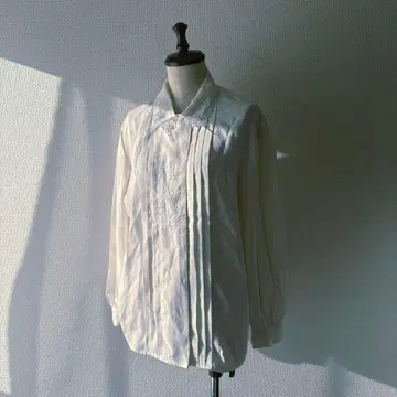 [ 새상품급 ] 빈티지 리본 셔츠 블라우스