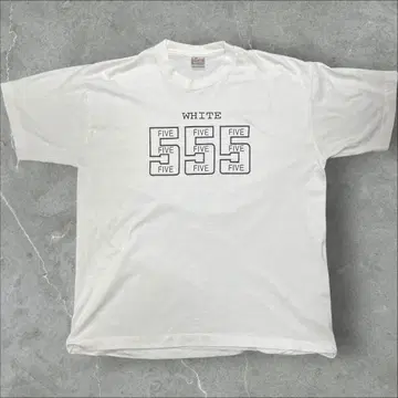 90s 555 넘버 엔젤 넘버 굿 레귤러 T셔츠