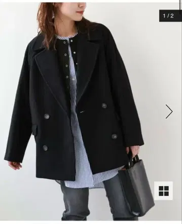 JOURNAL STANDARD relum 비슈 울 숏 P 코트 38