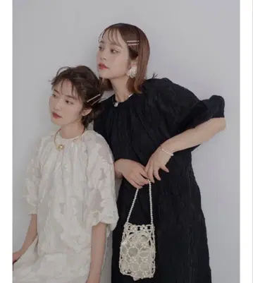 jumelle jacquard dress 블랙