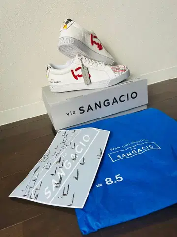 [ 미사용 새상품 ] 바스키아 콜라보 한정판 스니커즈 26.5cm