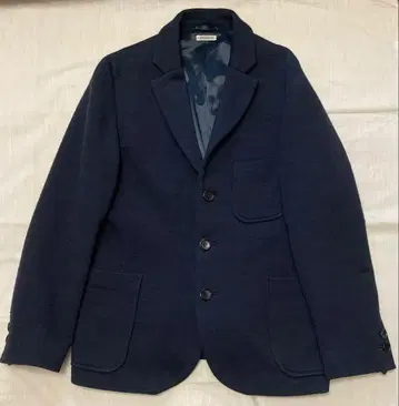 BLUE BLUE 울 테일러드 자켓 네이비 블루블루