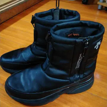 데상트 DESCENTE HEAT NAVI 블랙 부츠 26.0cm